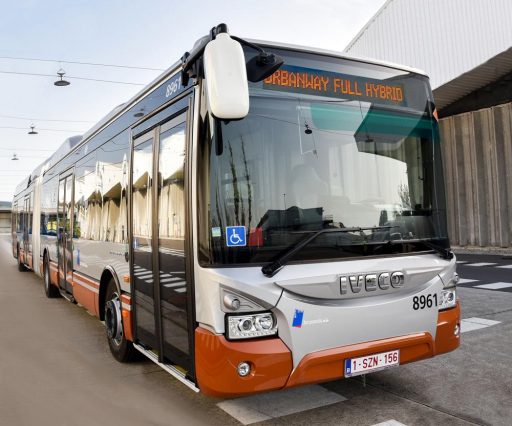Iveco Bus 141 Hybrid Gelenkbusse Nach Brussel Bustreff De Busmagazin
