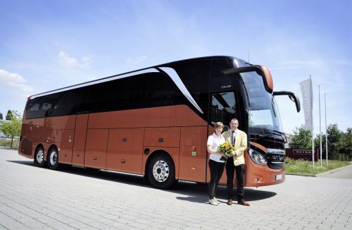 Setra Busübergabe Alex Touristik