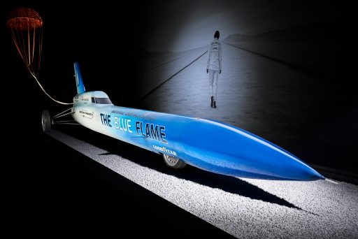 The Blue Flame und sein Pilot Gary Gabelich